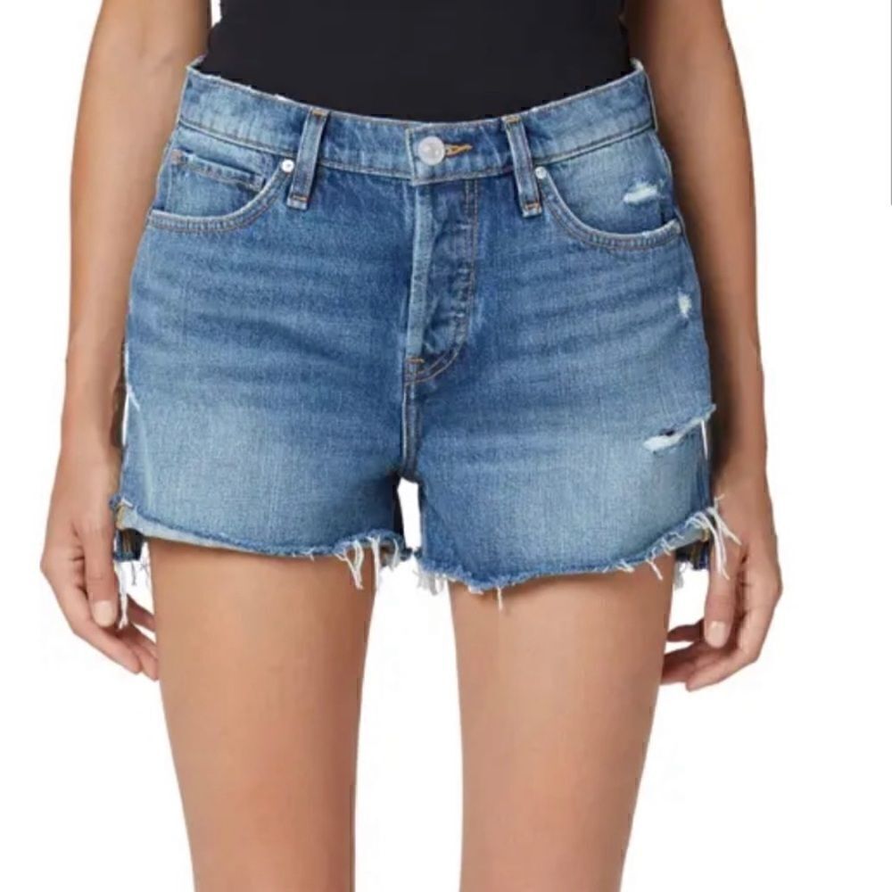 Hudson NWT Jeans Lori High Waist Denim Shorts size 31